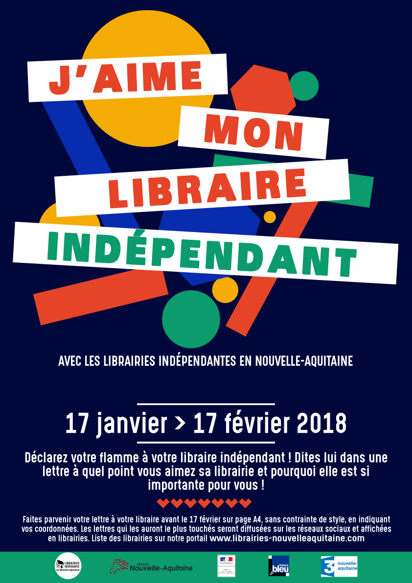 Illustration de l'article : "J'aime mon libraire indépendant"